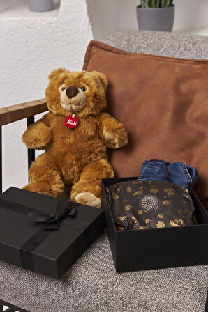 Hediye Paketleme Kağıdı,Bebek Eşya Paketleme: 50 Adet Yüksek Kaliteli Özel Gold Bebek Baskılı Pelur 30gr. Siyah Pelur Kağıtlarımızla Şık Hediyeler Hazırlayın 48*68CM 