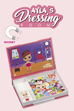 Ayla's Dressing Room - Mıknatıslı Giydirme Kitabı (72 Parça)