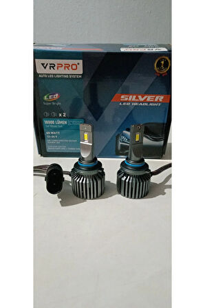 HB3-9005 VRPRO SİLVER 6000K-6500K XENON BEYAZ IŞIK LEDVZENON 18000LÜMEN 60W GARANTİLİ ÜRÜN 12-24V
