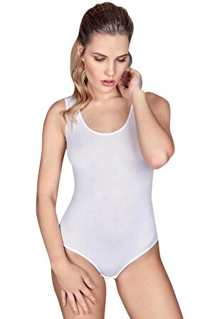 Kalın Askılı U Yaka Çıtçıtlı Body 5714