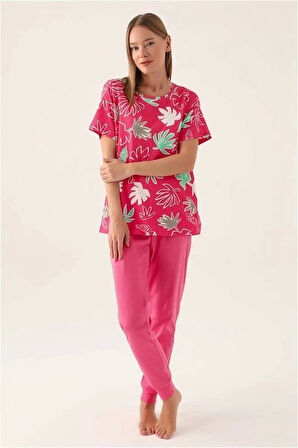 Rolypoly 3386-s Kadın Kısa Kol Pijama Takımı