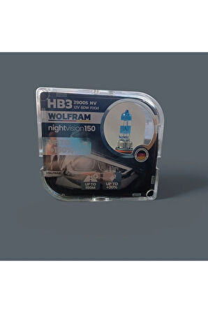 HB3-9005 AmpulPERFORMAN AMPULÜ NV +%150 Fazla Işık ve %20 Beyaz Işık 12V 60W WOLFRAM (2ADET)