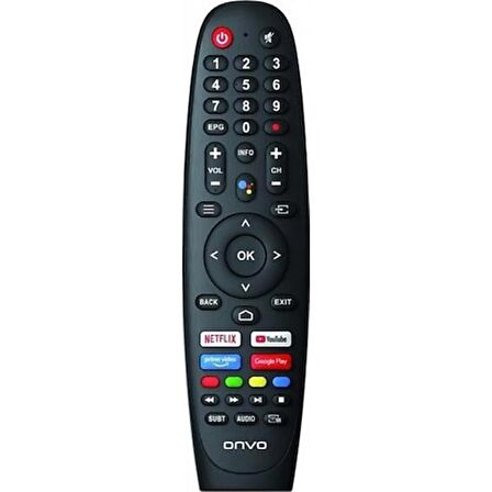 Weko Kl Onvo-Profilo-Saba Netflıx-Youtube-Google Play- Vıdeo Tuşlu Ses Komutlu Lcd-Led Tv Kumanda