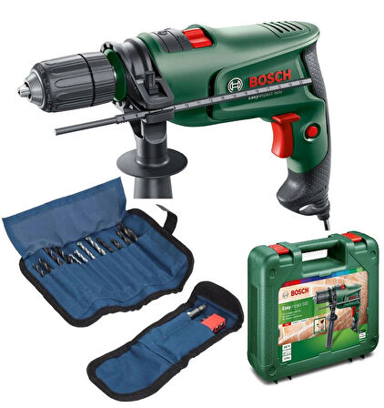 Bosch Darbeli Matkap 600 Watt + 23 Parça Vidalama Ucu Matkap Ucu Seti