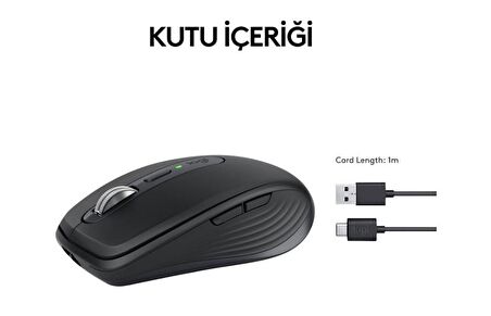 Logitech Mx Anywhere 3 Mouse Siyah 