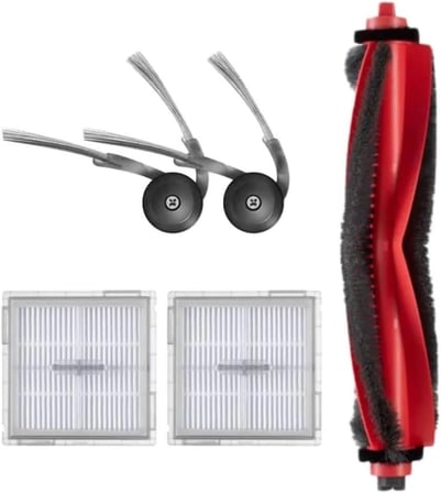 Q8 Max Pro / Q8 Max Pro Plus Roborock ile Uyumlu Robot Süpürge Fırça,hepa Filtre Yedek Parça Seti-5 Parça