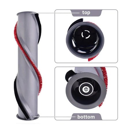 Dyson V11 Uyumlu Rulo Fırça - Halı Başlığı Için Yedek Döner Fırça - Direct Drive ve Torque Drive Uyumlu