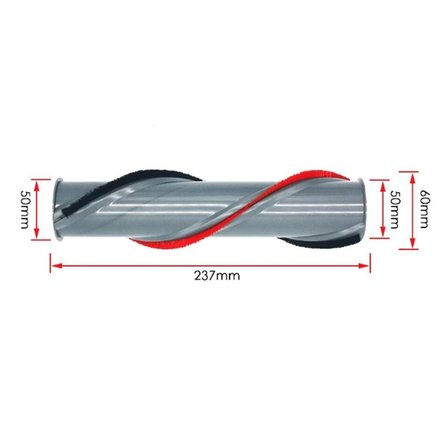 Dyson V11 Uyumlu Rulo Fırça - Halı Başlığı Için Yedek Döner Fırça - Direct Drive ve Torque Drive Uyumlu