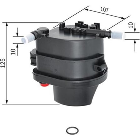 Bosch Yakıt Filtresi Müşürsüz BIPPER-NEMO-P307-P207-P206-C3-C2 1.4 Hdı--Fıesta 1.4tdcı 0986TF0147 0450907007