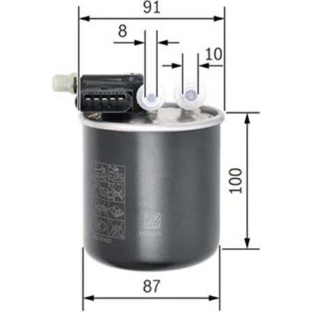 Bosch Yakıt Filtresi Mercedes W176 A160 Cdi A180CDİ 1.5 12 W242 W246 C117 13 X117 15 X156 14 F026402844