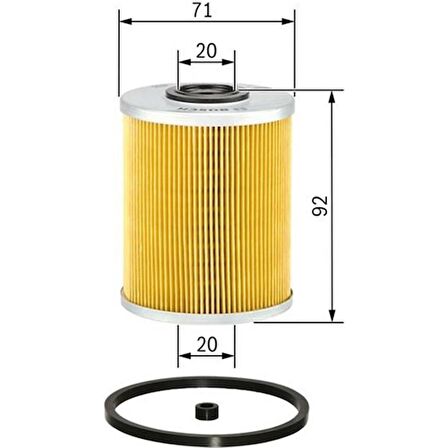 Bosch Yakıt Filtresi Astra F-G-H 1.7td-2.0dı-Corsa C 1.7cdtı-Vectra B-C 2.0dı-2.0dtı-Combo 1.7cdtı-Omega B 1457429656