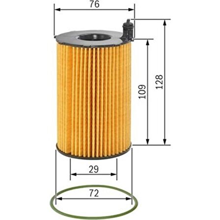 Bosch Yağ Filtresi Vw Touareg-Audı A4-A5-A6 3.0 V6 Tdı-Porsche Cayenne-Macan-Panamera 3.0d 11 F026407122