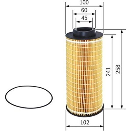 Bosch Yağ Filtresi F026407120