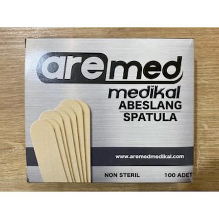 Tahta Dil Basacağı - Abeslang Spatula Non Steril 100'lü Kutu