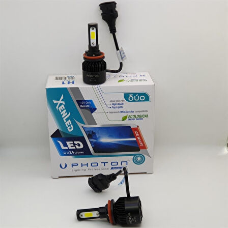 Duo H8 LED Xenon 7000 Lümen Duo H8 Şimşek Etkili Xenon LED