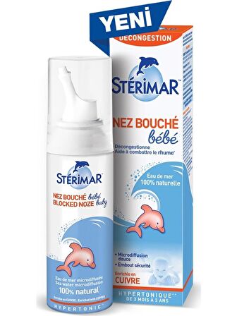 Sterimar Bebek Hipertonik Tıkalı Burun Spreyi 100 ml