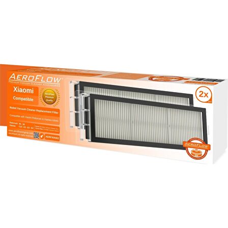 Srfn Ticaret Xiaomi Uyumlu Roborock S5-S6-C10-E2-E3-E4 Hepa Filtre 2'Li Paket