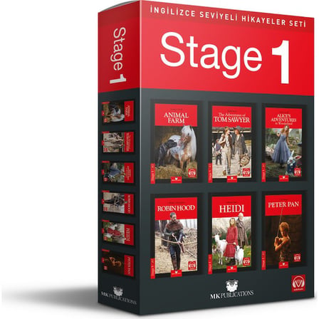 MK Publications İngilizce Hikaye – Stage 1 - 6 Set