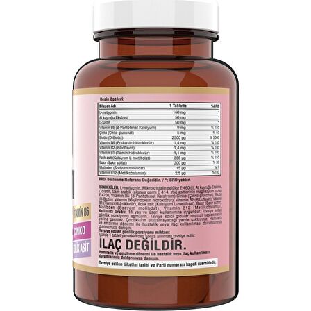 Balık Kollajeni Tip 1-3 Collagen 180 Tablet+Biotin 180 Tablet