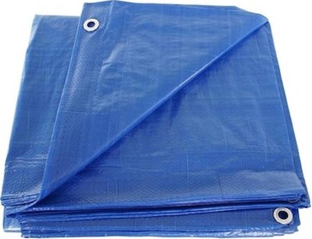 BOS - 3x3 Metre Su Geçirmez Pullu Çadır Branda Tente Yağmurluk Gölgelik Çadır 4 Tarafı Dikişli