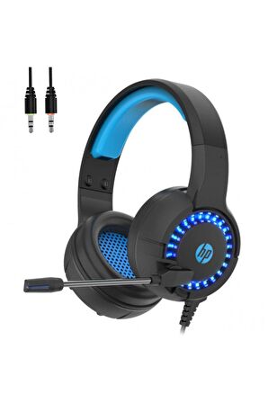 HP Dhe-8011Um Mikrofonlu Stereo Gürültü Önleyicili Oyuncu Kulak Üstü Kablolu Kulaklık