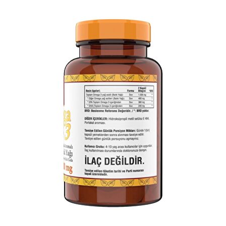 Ncs Omega 3 Portakal Aromalı Çocuklar Için Balık Yağı 102 2 x Kutu