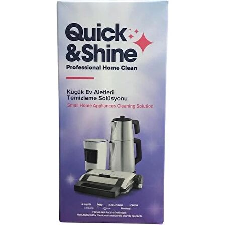 Quick Shine Küçük Ev Aletleri Temizleme Solüsyonu 600 ml