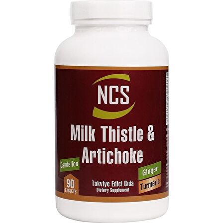 Ncs Milk Thistle Artichoke Zerdeçal Karahindiba Zencefil Maydanoz Deve Dikeni Enginar    Magnesium Malat Taurat Glisinat Element Formül