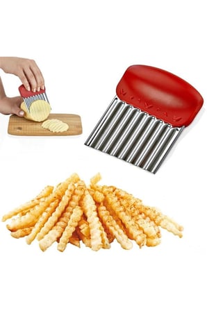 Pratik Chips Chopper Şekilli Sebze ve Meyve Dilimleyici