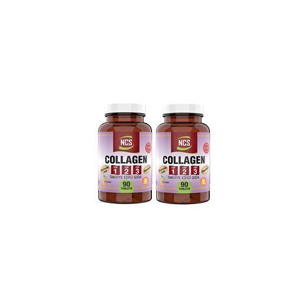 Ncs Kollajen Tip 1 - 2 - 3 Vitamin C - E 180 Tablet 2 Kutu