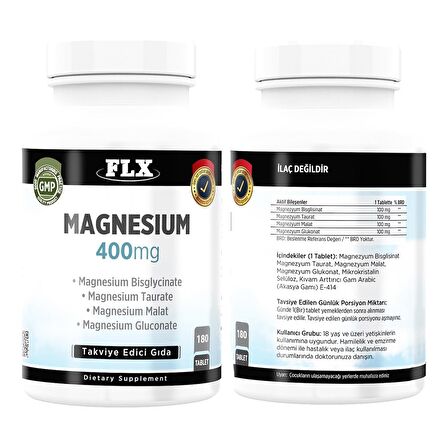Flx Magnesium Malat 180 Tablet   Nevfix Vitamin D3-K2 120 Tablet