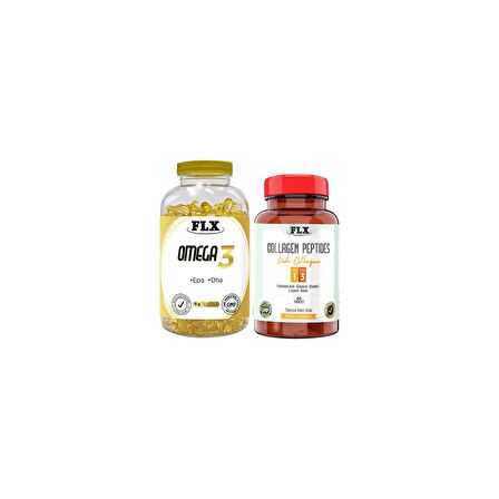 Flx Omega 3 90 Softgel   Flx Tip 1-3 Balık Kolajeni 60 Tablet