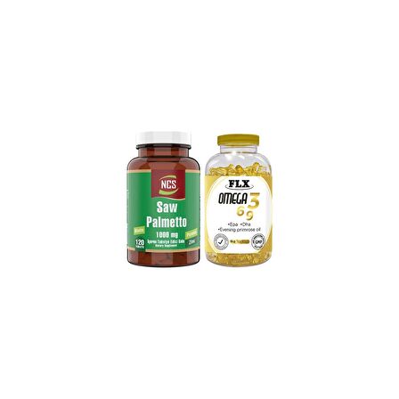 Ncs Saw Palmetto 120 Tablet   Flx Omega 3-6-9 Balık Yağı 90 Tablet