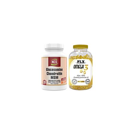 Ncs Glucosamine Msm Type Ll Collagen 180 Tablet  Flx Omega 3-6-9 90 Tablet
