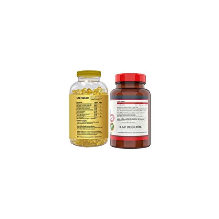 Flx Omega 3-6-9 Balık Yağı 90 Softgel   Nevfix Biotin 5000 Mcg 120 Tablet