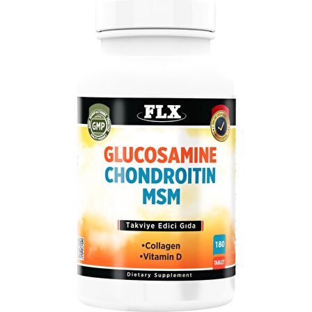 Flx Kollajen Glukozamine Kondroitin Msm Vitamin D 180 Tablet