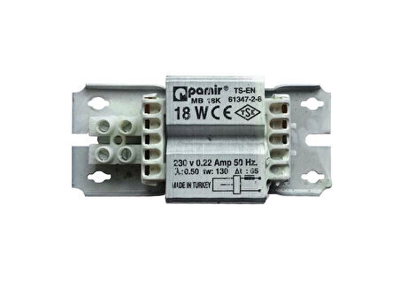 Pamir 18W Kompakt Mekanik / Manyetik Balast