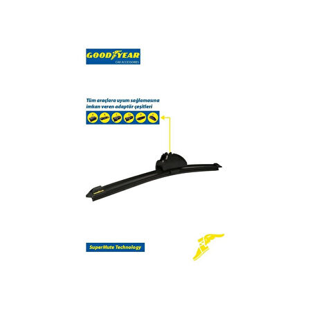 SUPERMUTE TECHNOLOGY ÖN TEK MUZ SİLECEK 20 (500MM)