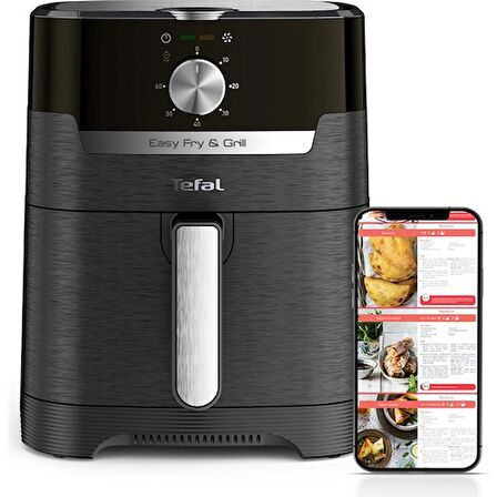 Tefal EY5018 Easy Fry & Grill Classic Yağsız Fritöz Airfryer 4,2 Litre Kapasite Hava ile Kızartma & Izgara - 1510002076