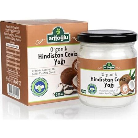 Arifoğlu Organik Hindistan Cevizi Yağı 200 ml