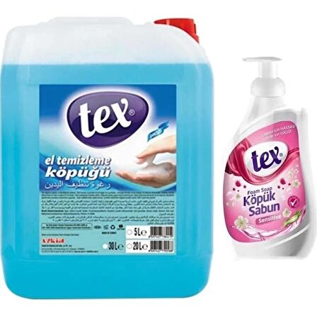 Tex Köpük Sabun 5 lt Ve 750 ml