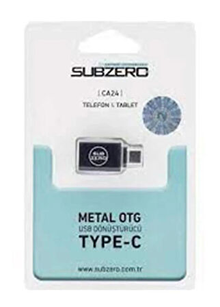 SUBZERO CA24 3.0 TYPE-C OTG ÇEVİRİCİ APARAT