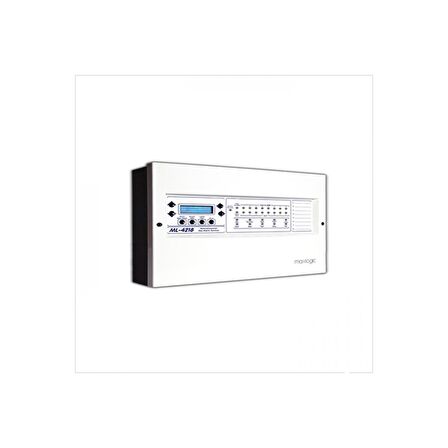 Mavili ML-4218 Maxlogic Konvansiyonel Gaz Alarm Santralı, 8 Bölge, 16 Röle Çıkışı