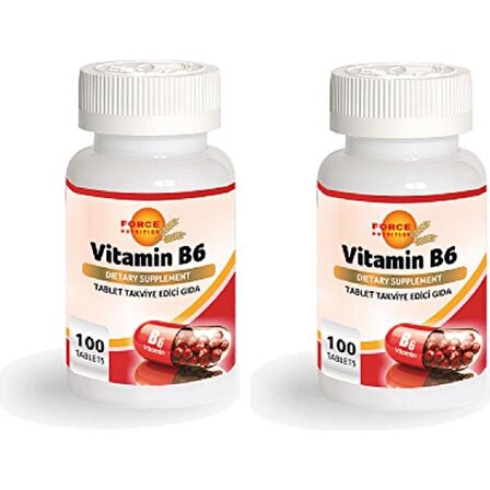 Vitamin B6 100 Tablet | 2 Kutu