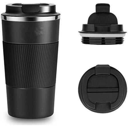 Horecamark Thermos Mug Termos Bardak 500 ml Siyah