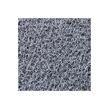 ABK PLASTİK Abk Kıvırcık Gri Paspas 100 cm x 1400 cm Kaymaz Yolluk Kaydırmaz Halı