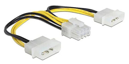 8 PİN POWER KABLO 15CM 2Lİ 8 PİN+4 PİN ANAKART GÜÇ KABLO