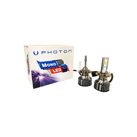 Mono LED H7 +3 Plus Xenon Far Ampülü 12-24 Volt