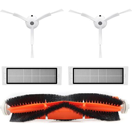 Roborock S5 (S50/S51/S55 Serisi)-S5 Max Uyumlu Akıllı Süpürge Seti 5 Parça