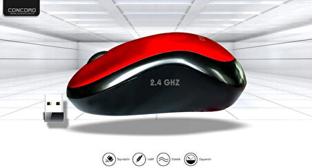 Concord C-13 Optik 1200DPİ Kablosuz Mouse 2.4ghz